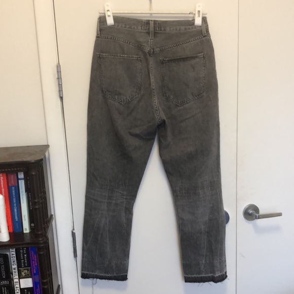 Agolde Riley Distressed Jean Gray - Picture 5 of 8